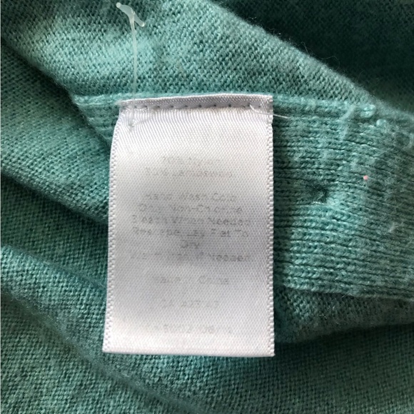 Talbots Lambswool Blend Side Button Detail Light Sweater in Light Blue Size M - Picture 8 of 11